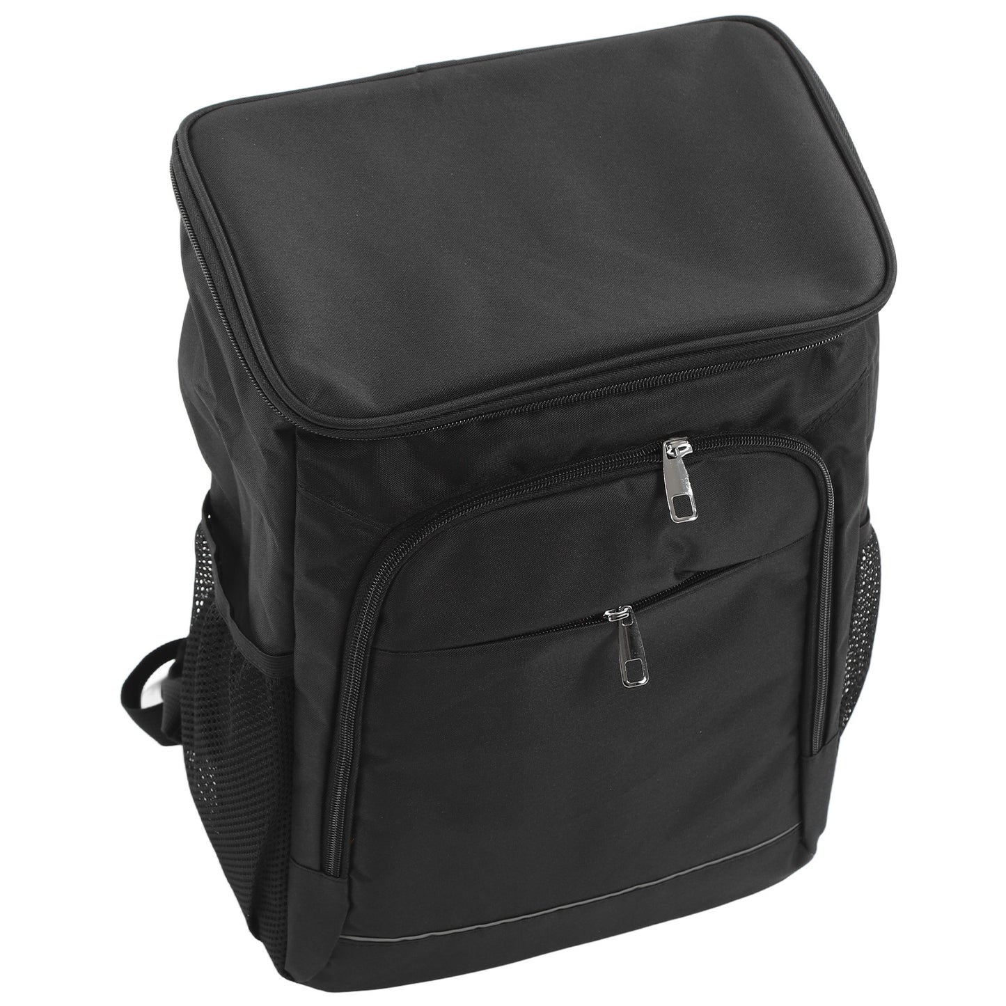 Thermal Cooler Backpack Large Capacity Hot Cold Insulation Bag for Outdoor Camping Picnic Black
