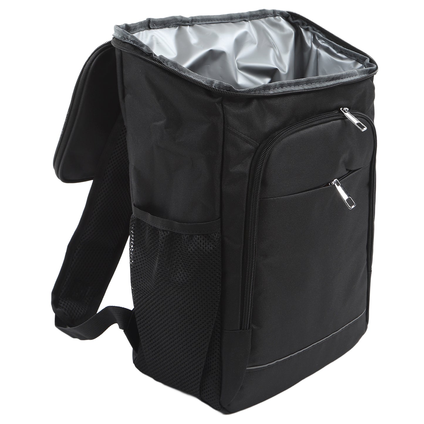 Thermal Cooler Backpack Large Capacity Hot Cold Insulation Bag for Outdoor Camping Picnic Black