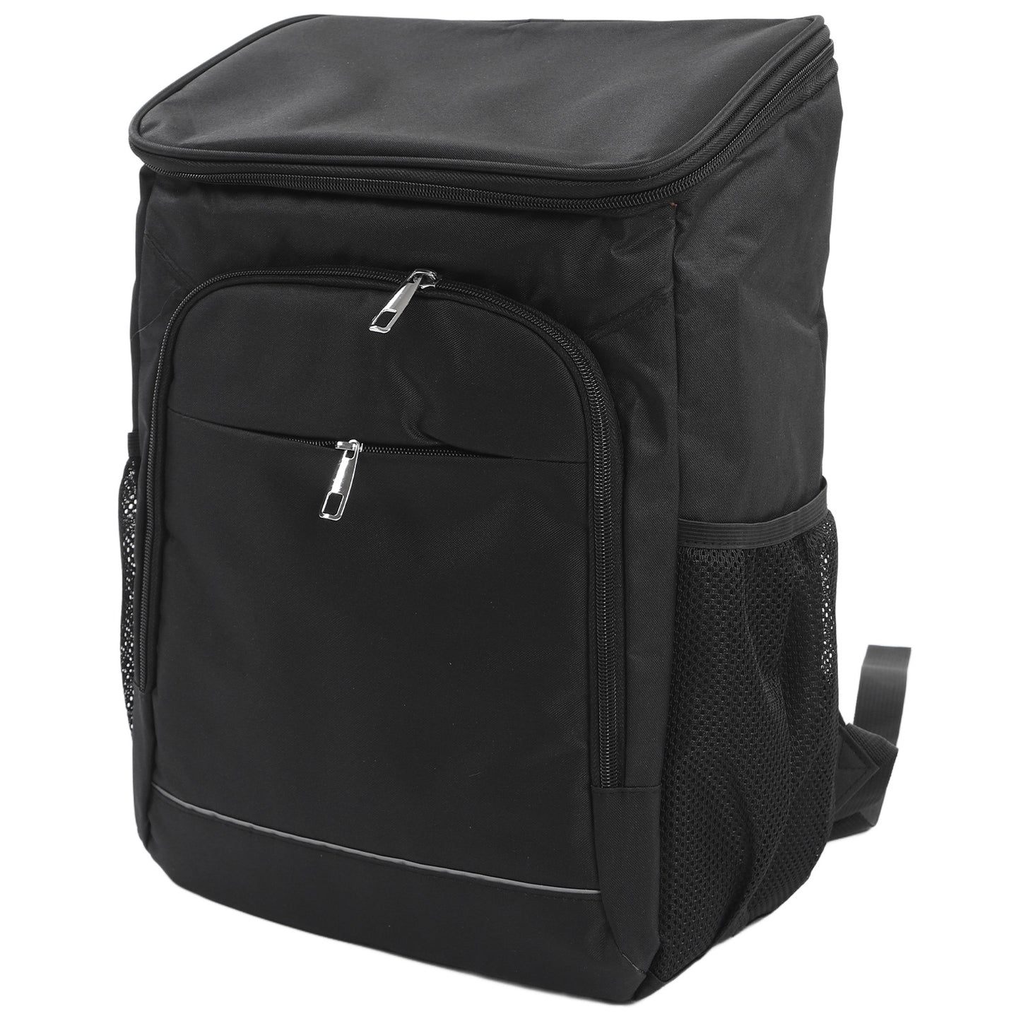 Thermal Cooler Backpack Large Capacity Hot Cold Insulation Bag for Outdoor Camping Picnic Black