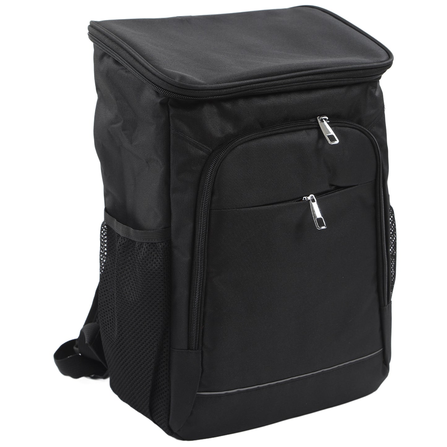 Thermal Cooler Backpack Large Capacity Hot Cold Insulation Bag for Outdoor Camping Picnic Black