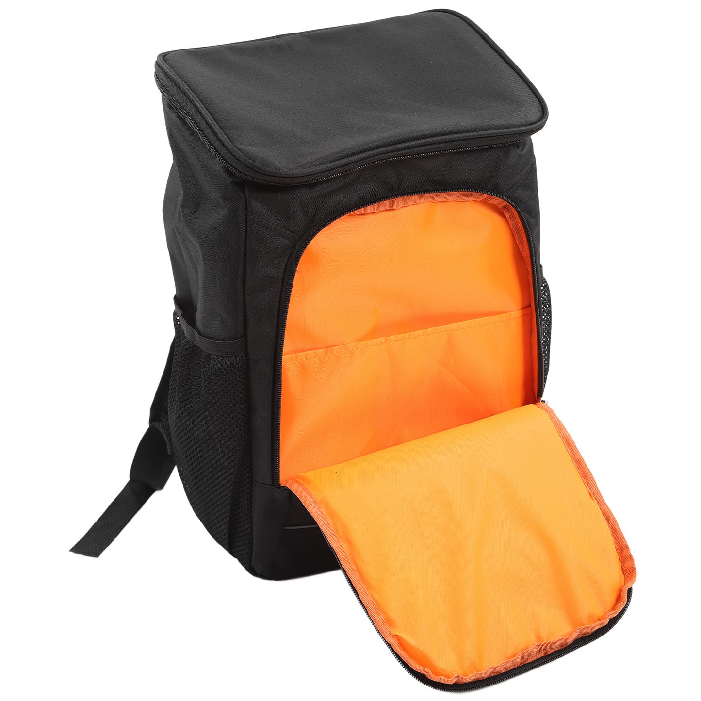 Thermal Cooler Backpack Large Capacity Hot Cold Insulation Bag for Outdoor Camping Picnic Black